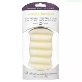 Спонж для тела с порошком люфы Konjac and Loofah Mix Body Sponge
