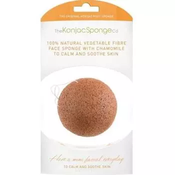 Спонж для умывания лица Facial Puff Konjac Sponge Camomille