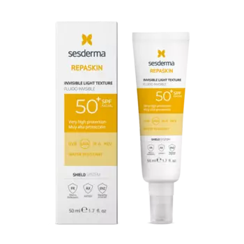Средство солнцезащитное сверхлегкое для лица SPF50 Repaskin