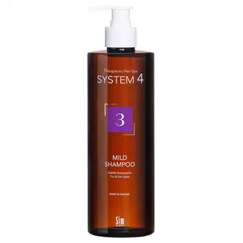 Терапевтический шампунь №3 для чувствительной кожи System 4 (11335, 500 мл)