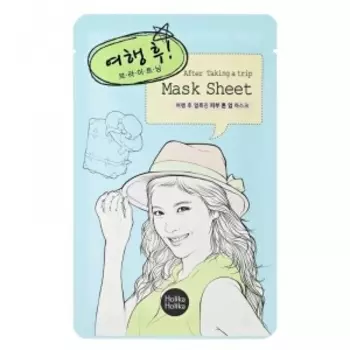 Тканевая маска для лица - После поездки Holika Holika After Mask Sheet - After Trip