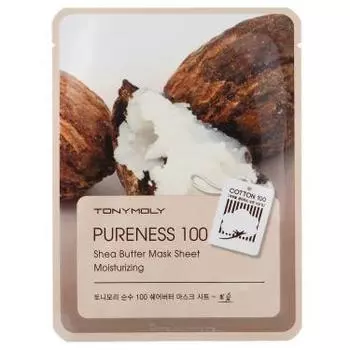 Тканевая маска с маслом ши Pureness 100 Shea Butter Mask Sheet2