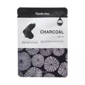 Тканевая маска с углем FarmStay