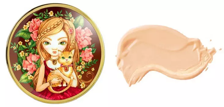 Тональный флюид кушон All Stay Cover Cushion SPF 35 (824404, 01, Animal Princess Light, 1 шт)