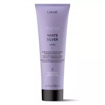 Тонирующая маска для нейтрализации желтого оттенка волос White Silver Mask (44021, 1000 мл)