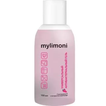Универсальный антибактериальный гель для рук с витамином Е и экстрактом винограда Mylimoni