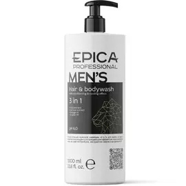 Универсальный мужской шампунь для волос и тела Men's 3 in 1 (91391, 1000 мл)