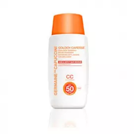 Усиленная солнцезащитная антивозрастная эмульсия с тональным эффектом SPF50 Golden Caresse