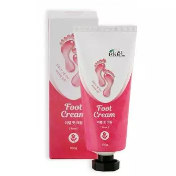 Успокаивающий крем для ног с экстрактом розы Ekel Foot Cream Rose