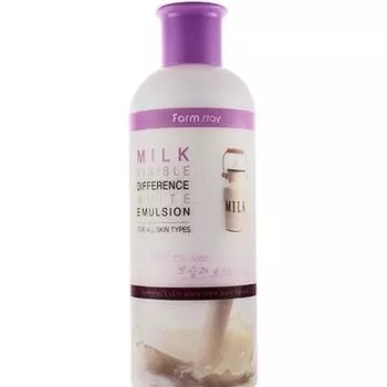 Увлажняющая и осветляющая эмульсия с экстрактом молока FarmStay