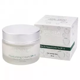 Увлажняющий крем с маслами оливы и папайи и экстрактом зеленого чая SPF 15