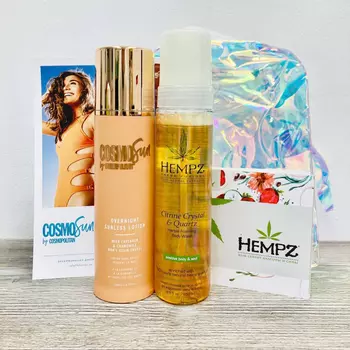 Весенний набор для тела с косметичкой