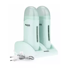 Воскоплав электрический двойной с базой для разогрева воска в картриджах 2*100 мл