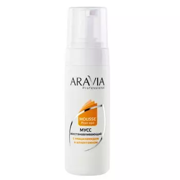 Восстанавливающий мусс после депиляции лица и тела с ниацинамидом и аллантоином