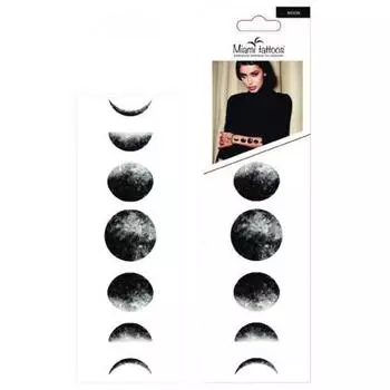 Временные татуировки - набор Луна