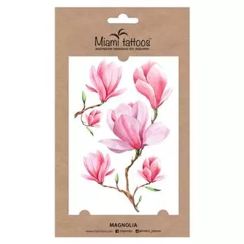Временные татуировки - набор Magnolia Магнолия