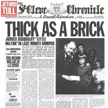 0190296323317, Jethro Tull, Thick As A Brick (newspaper) виниловая пластинка