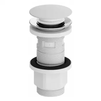 210600200 Option, универсальный донный клапан, белый глянцевый