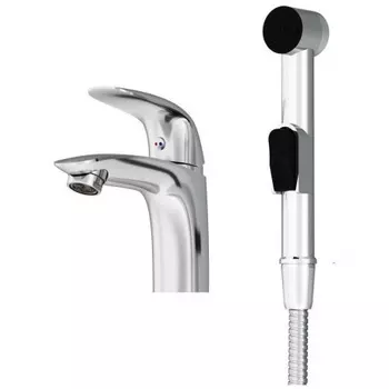 310300001 Eclipse, смеситель для умывальника с гиг. душем, хром