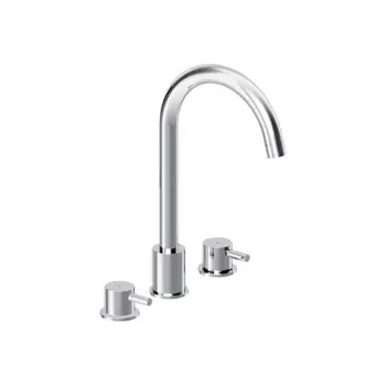 360200000 Scandinavian Pure Смеситель для умывальника, встраиваемый в столешницу, трёхсекционный, хр