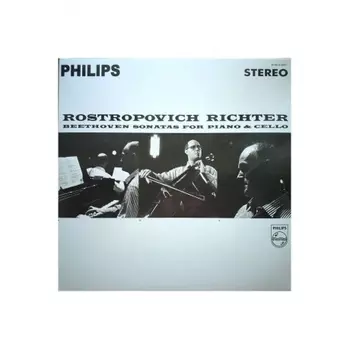 4260019713704, Rostropovich, Mstislav; Richter, Sviatoslav, Beethoven: Sonatas For Piano & Cello (Analogue) виниловая пластинка