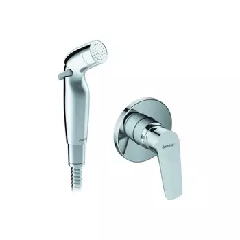 777510001 Jupiter, смеситель монтируемый в стену с гиг. душем, хром