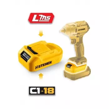 Адаптер для АКБ STEHER 20 В, V1 под инструмент LMS, (V1-LMS)