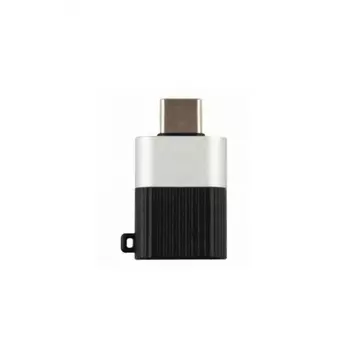 Адаптер-переходник Red Line Jumper MicroUSB – Type-C, до 3А, черно-серебристый