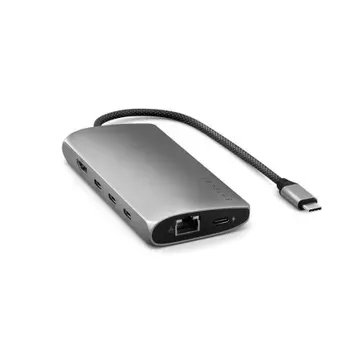 Адаптер Satechi USB-C Multiport Adapter 8K with Ethernet V3. Цвет: серый космос