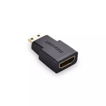 Адаптер UGREEN (20101) Mini HDMI Male to HDMI Female Adapter черный
