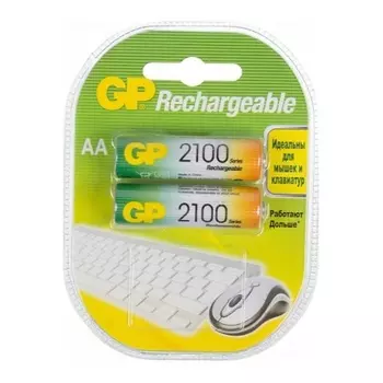 Аккумулятор GP 210AAHC AA NiMH 2100mAh (2шт)