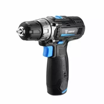 Аккумуляторная дрель-шуруповерт DEKO DKCD12V PRO в кейсе + оснастка 13 шт, 12В, 2х2.0Ач