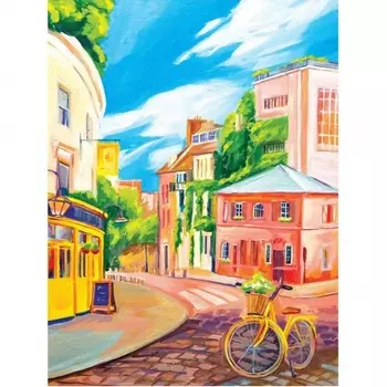 Алмазная вышивка Школа талантов "Город" 30x40 см арт.5371219