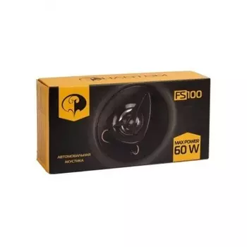 Автоакустика Phantom FS-100 (без решетки) 60Вт 91дБ 4Ом 10см (4дюйм) (ком.:2кол.) коаксиальные двухполосные