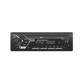 Автомагнитола ACV AVS-814BW 1din/белая/Bluetooth/USB/AUX/SD/FM/4*50