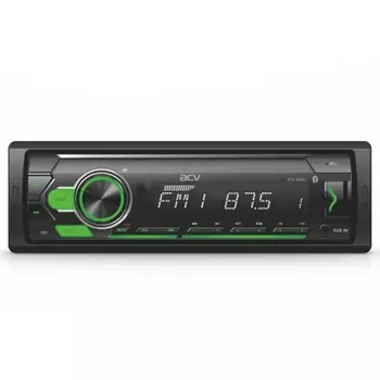 Автомагнитола ACV AVS-912BG (1din/зеленая/Bluetooth/USB/AUX/SD/FM/4*50)