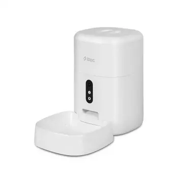 Автоматическая умная кормушка для кошек/собак TTEC Foodi Pro Automatic Wi-Fi Smart Pet Feeder с камерой и Wi-Fi. Цвет: белый