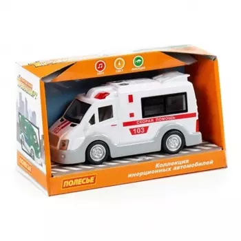 Автомобиль инерционный Полесье "Скорая помощь" со светом и звуком арт.79657 /8