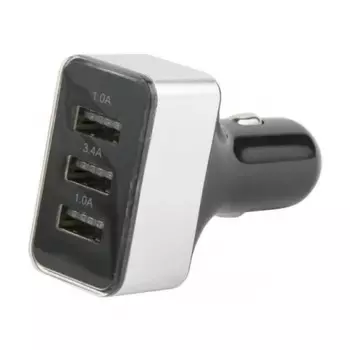Автомобильное зарядное устройство Red Line Tech 3 USB (модель АС-13 lite 1A), черный