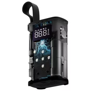 Автомобильный компрессор HOTO Electric Air Pump (чёрный, QWCQA001)