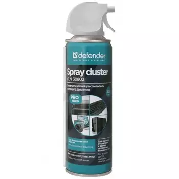 Баллон со сжатым воздухом Defender CLN 30802 Pro, негорючий, для труднодоступных мест, 300 мл / Россия.