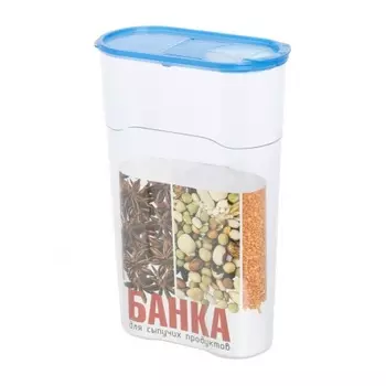 Банка для сыпучих продуктов ЛЮКС 2.3л POLIMERBYT C643