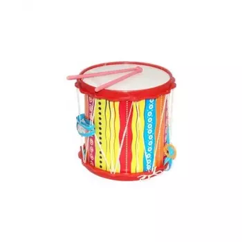 Барабан ТулИгрушка "Походный" большой (диам.-20см.) арт.С 2-1/10