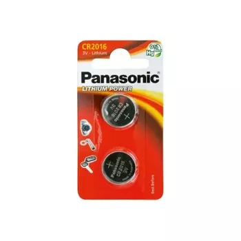 Батарейки литиевые Panasonic Lithium Power CR-2016EL/2B в блистере 2шт