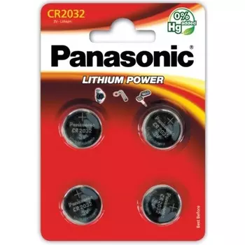 Батарейки литиевые Panasonic Lithium Power CR-2032EL/4B в блистере 4шт