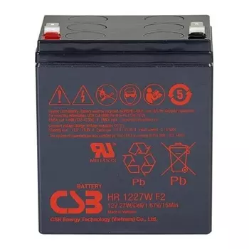 Батарея для ИБП CSB HR1227W F2 12В 7.5Ач