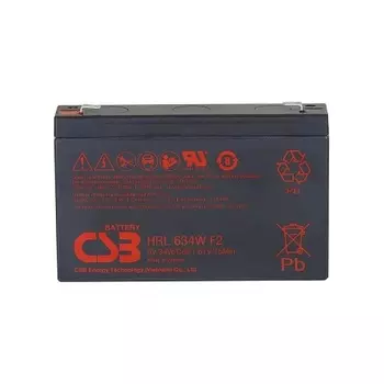 Батарея для ИБП CSB HRL634W F2 FR 6В 34Ач