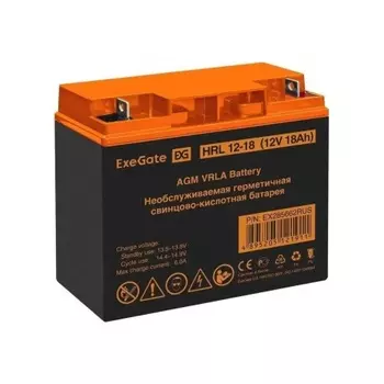Батарея для ИБП Exegate EX285662 12В 18Ач