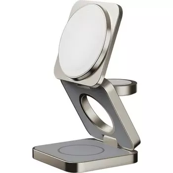 Беспроводное зарядное устройство Momax Q2.Mag Go Titanium (UD31L)