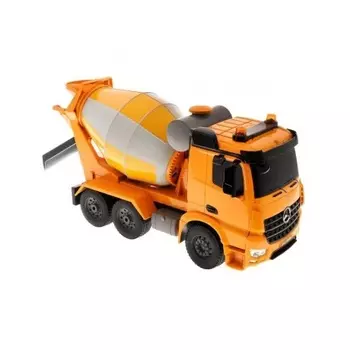 Бетономешалка Mercedez-Benz 1:20 на РУ (свет,звук) в коробке вращение цистерны E528-003